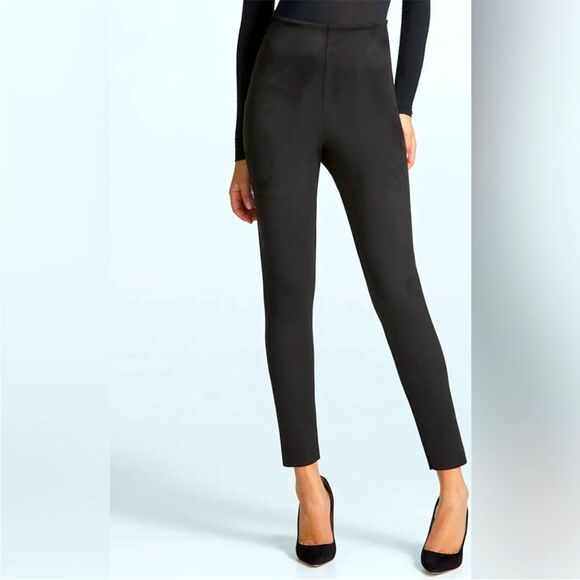 NWT COMMANDO High Waist Black Faux Suede Leggings Pants Sz Small - Picture 1 of 10